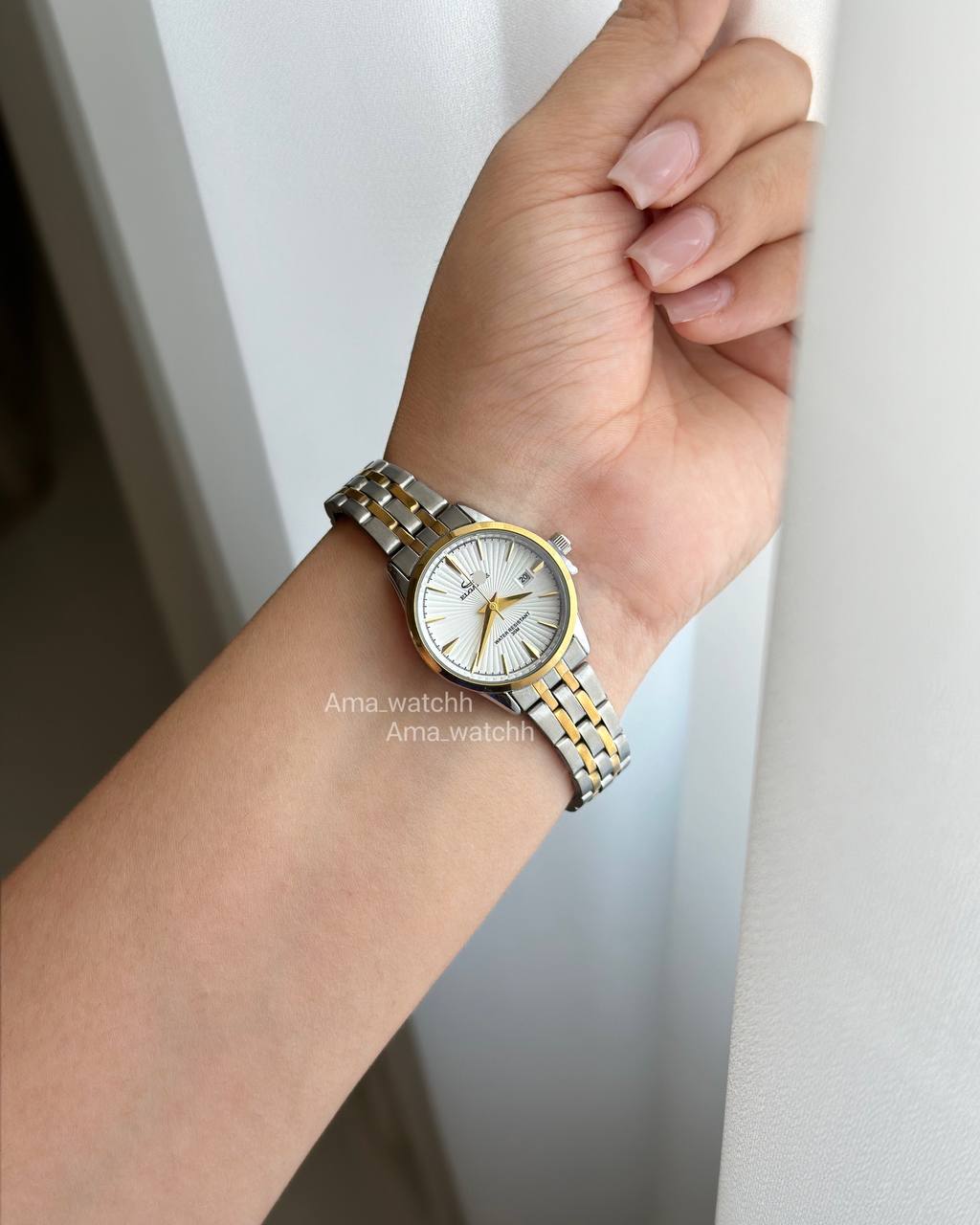 بند سیلورطلایی صفحه سفید