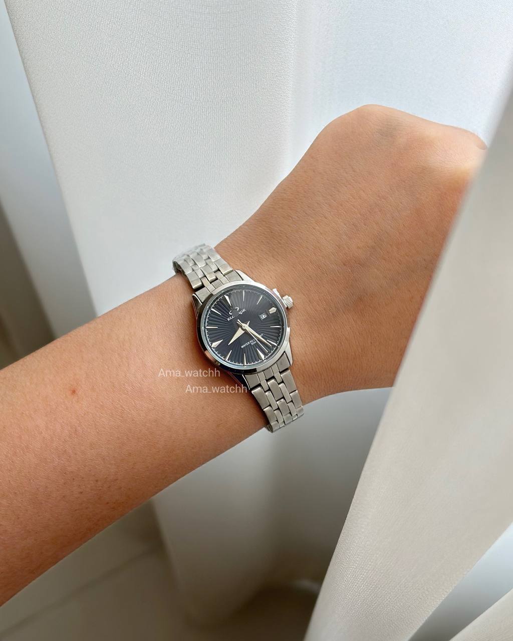 بند سیلور صفحه مشکی